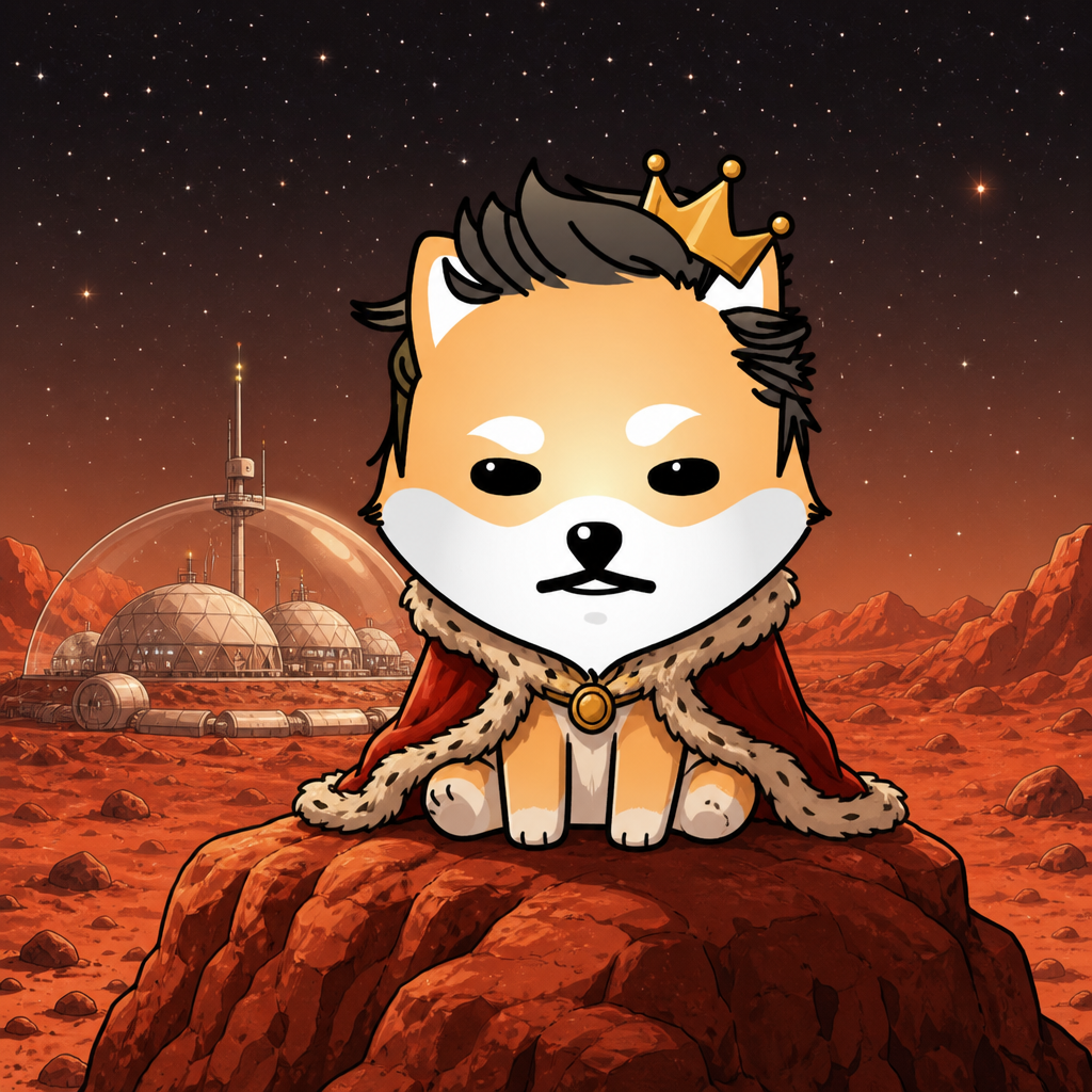 Mars Doge crowned on Mars